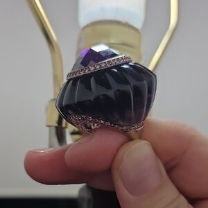 Elegant Purple Gemstone Ring